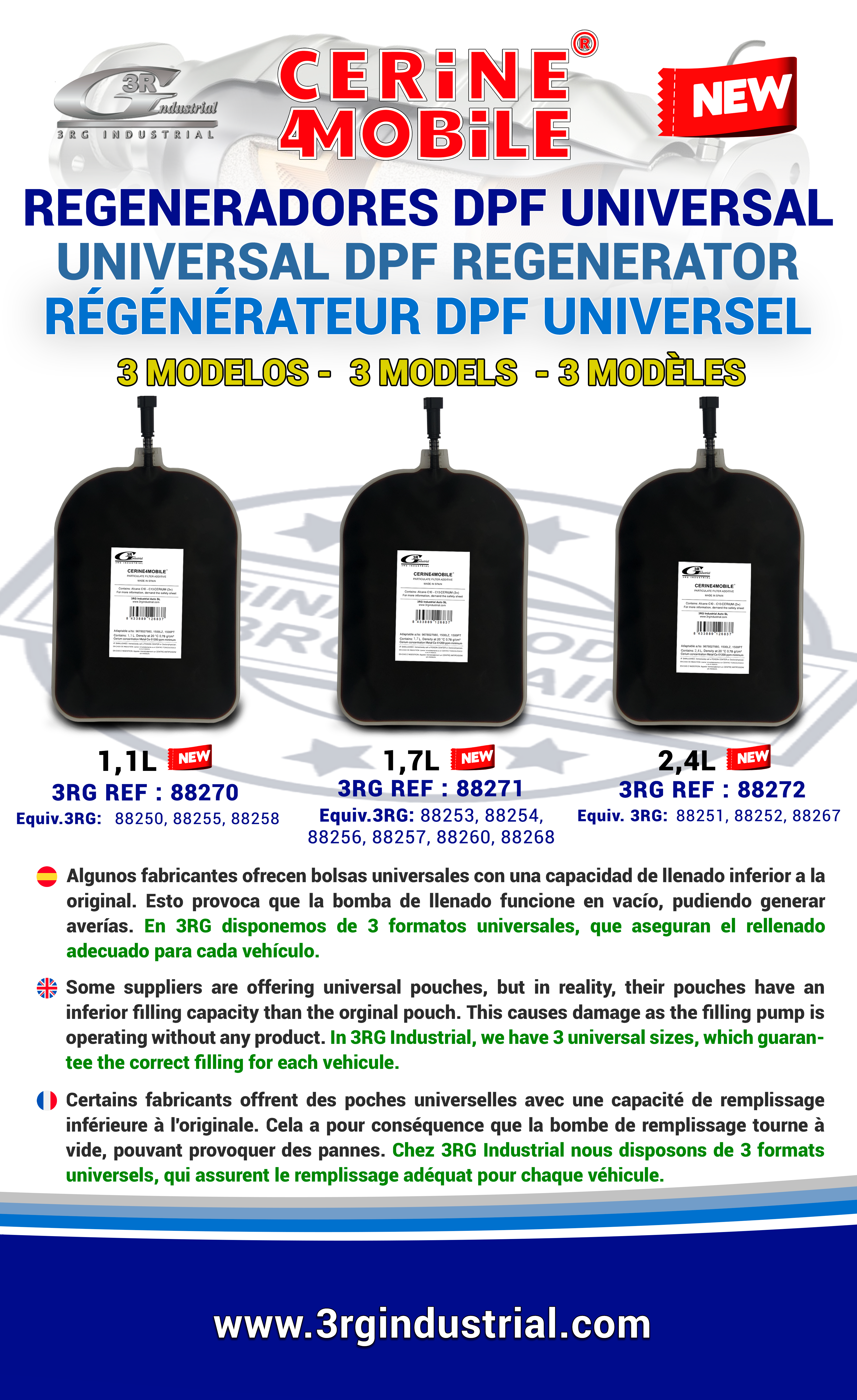 Universal DPF regenerator